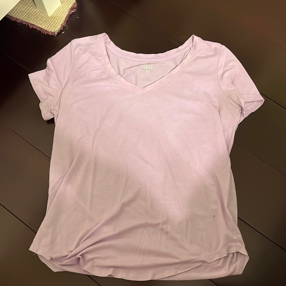 Purple tee
